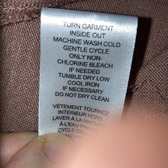 Gorgeous dusky mauve Tahari longsleeved shirt one - Picture 9 of 9